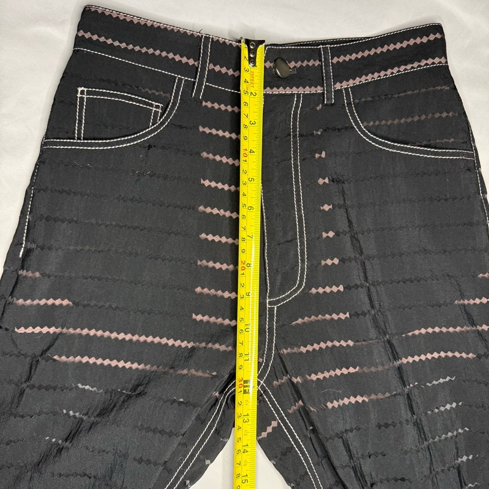 Fleur du Mal Burnout Pants Size 2 - Picture 8 of 10